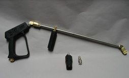 rotating wand barrel washer